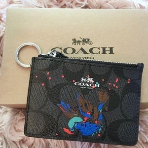 Brand New Coach mini skinny ID case